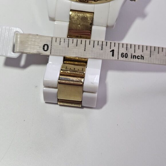 Michael Kors Womens Watch - crystal face with Gold Tone band. Model MK-5417 - Picture 7 of 15